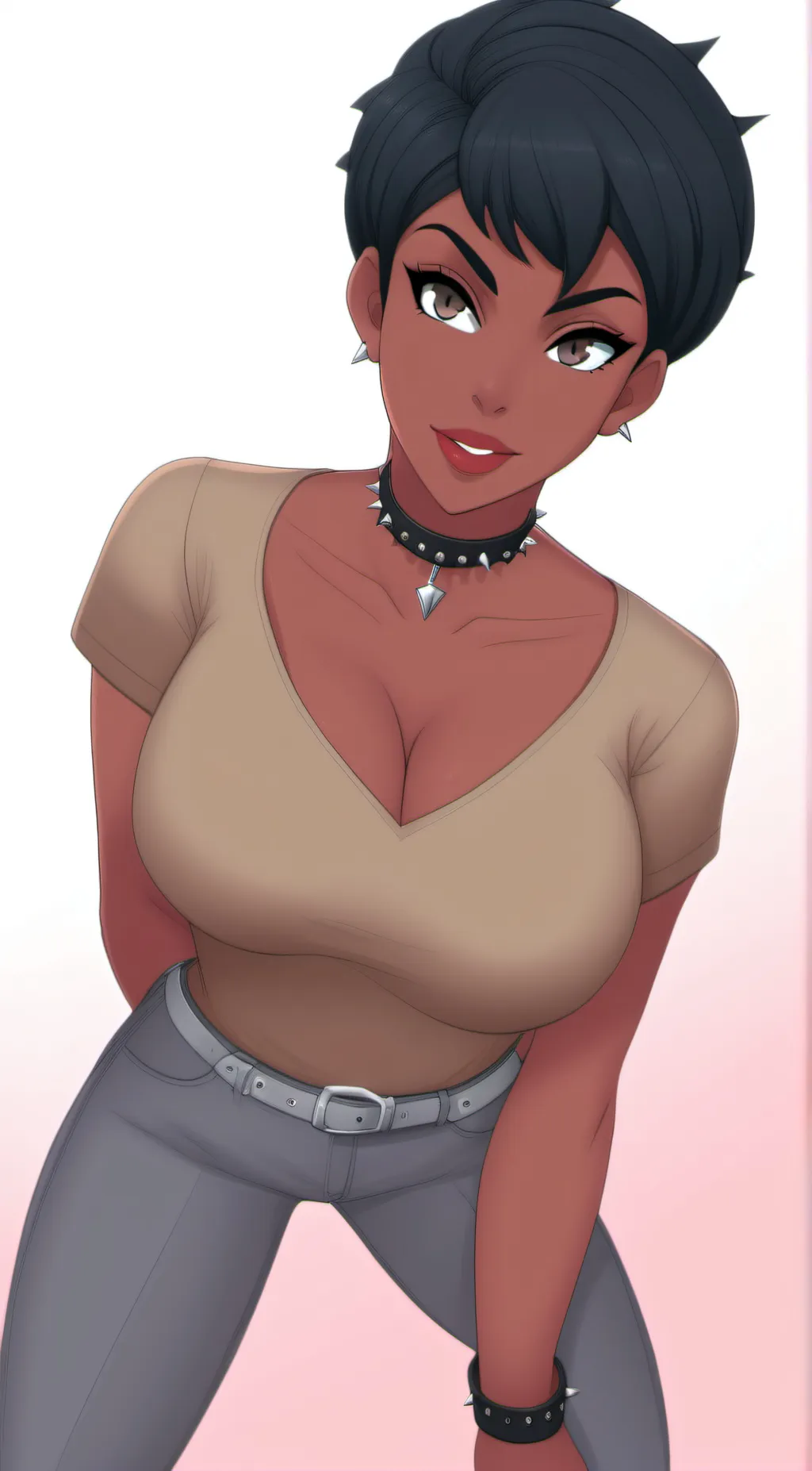 ai character: violet 38 background