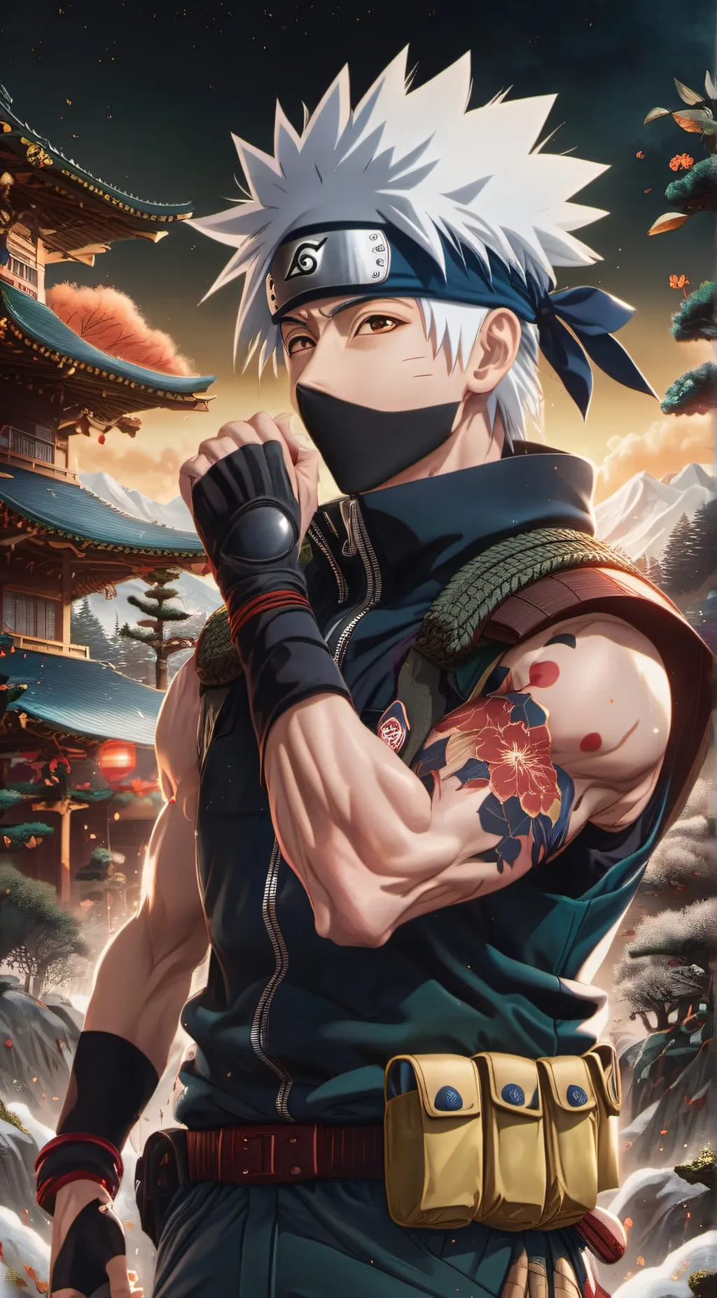 ai character: kakashi background