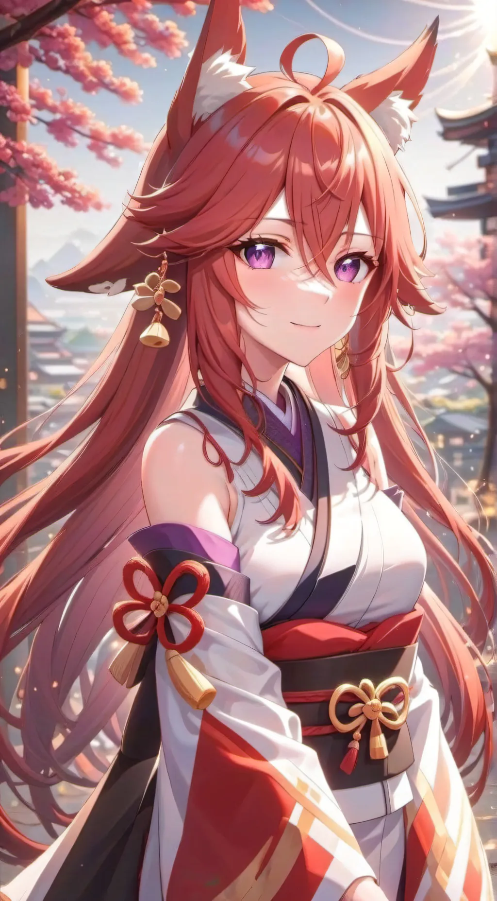 ai character: Yae Miko background