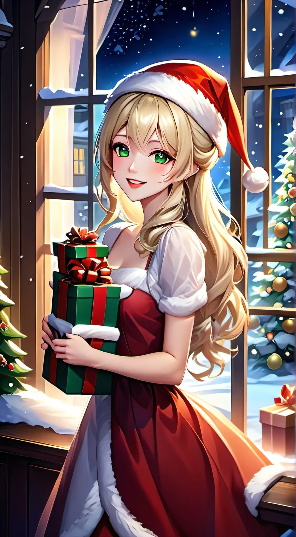 ai character: Caroline  background