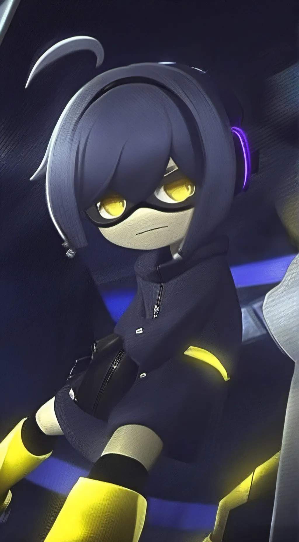 ai character: J /murder drones\ background