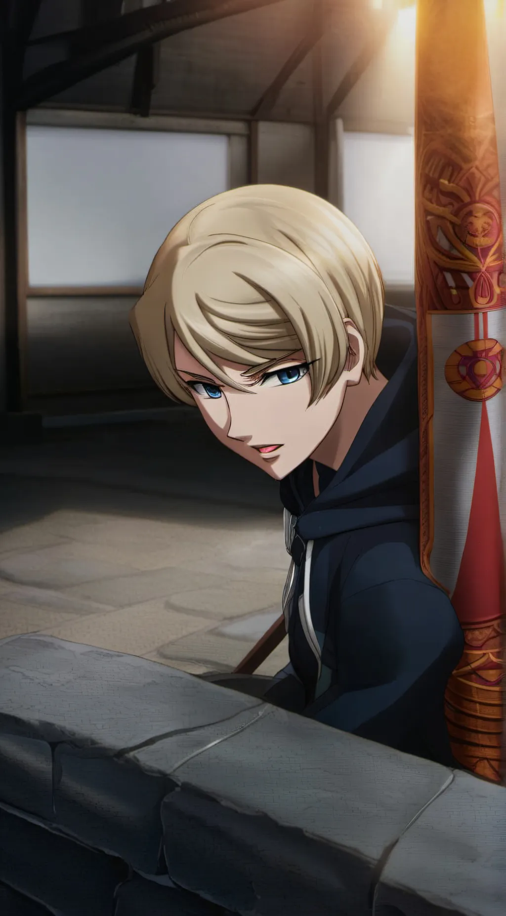 ai character: Migi and Dali  background