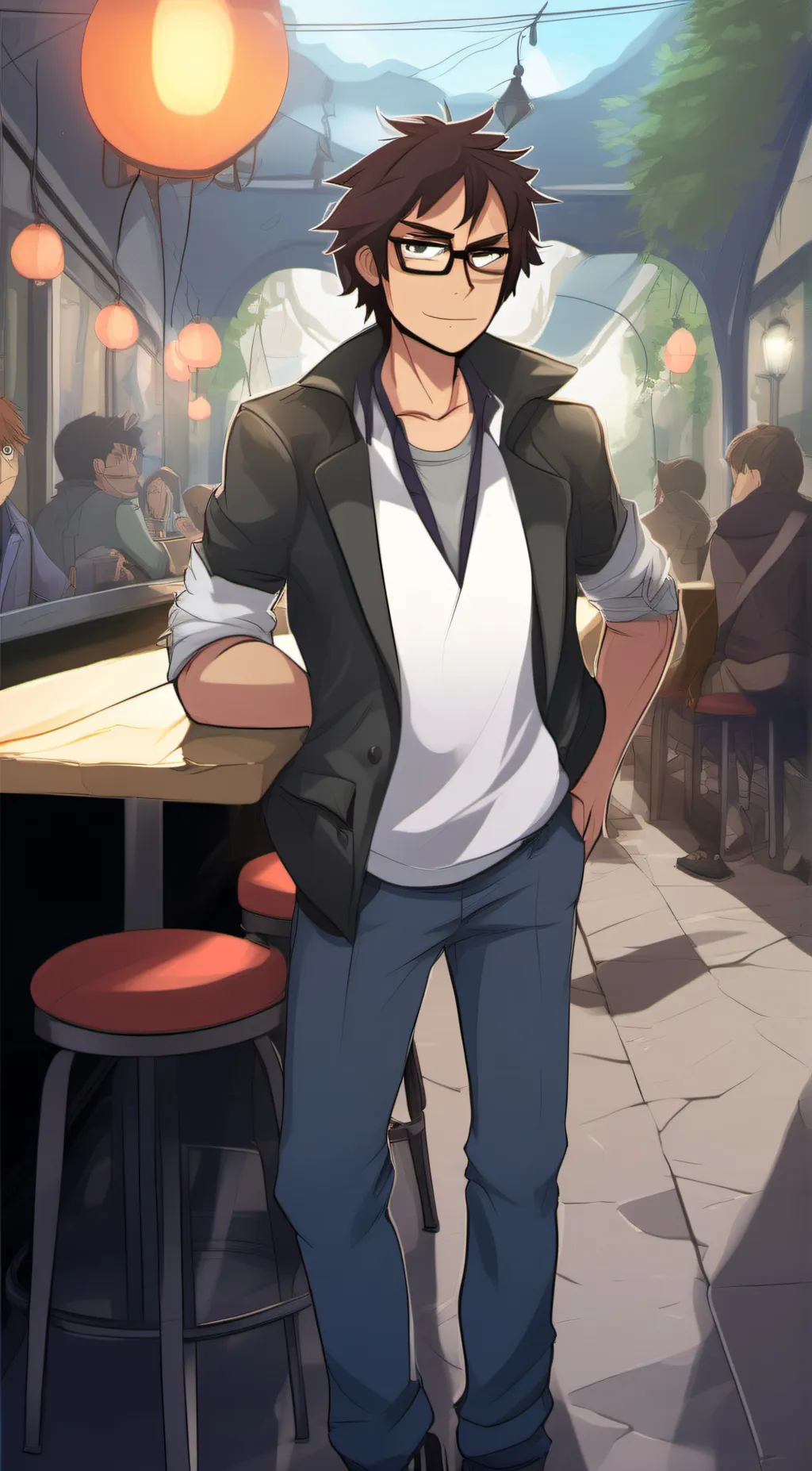 ai character: JAMES background