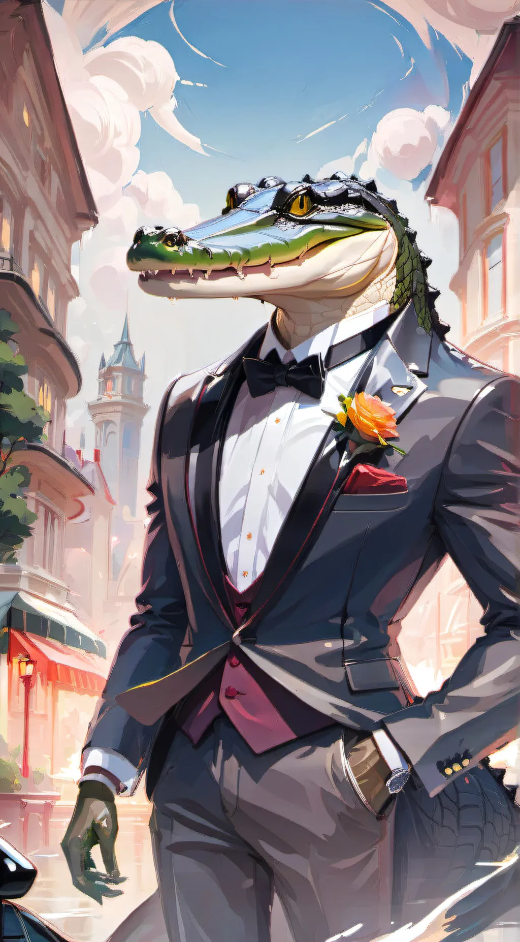 ai character: monty background