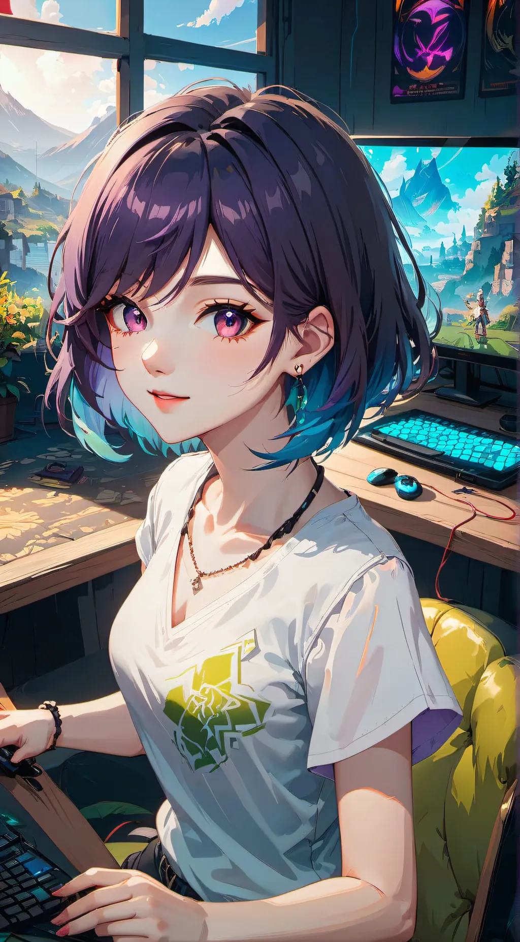 ai character: Yona background