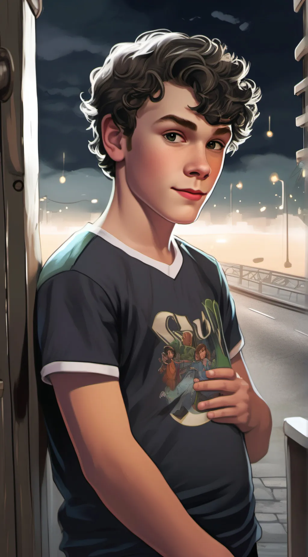 ai character: Mattheo riddle  background