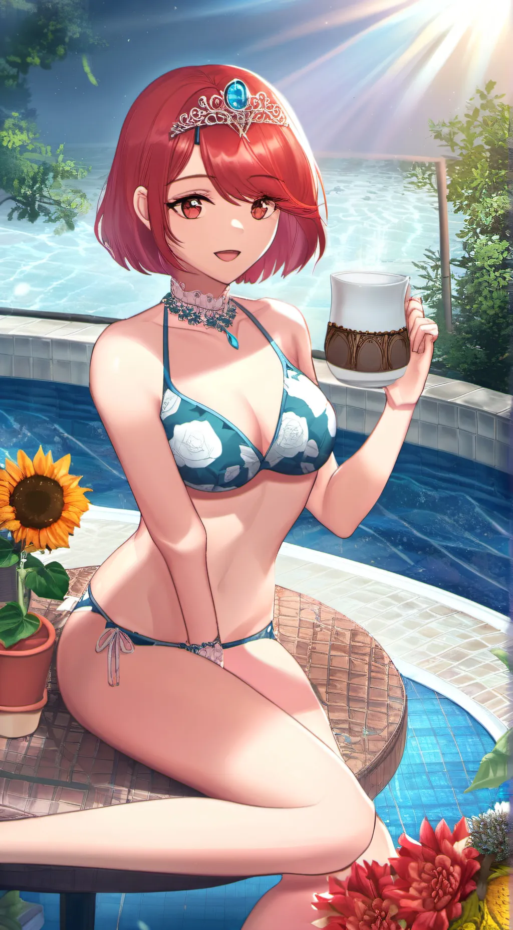 ai character: Pyra background