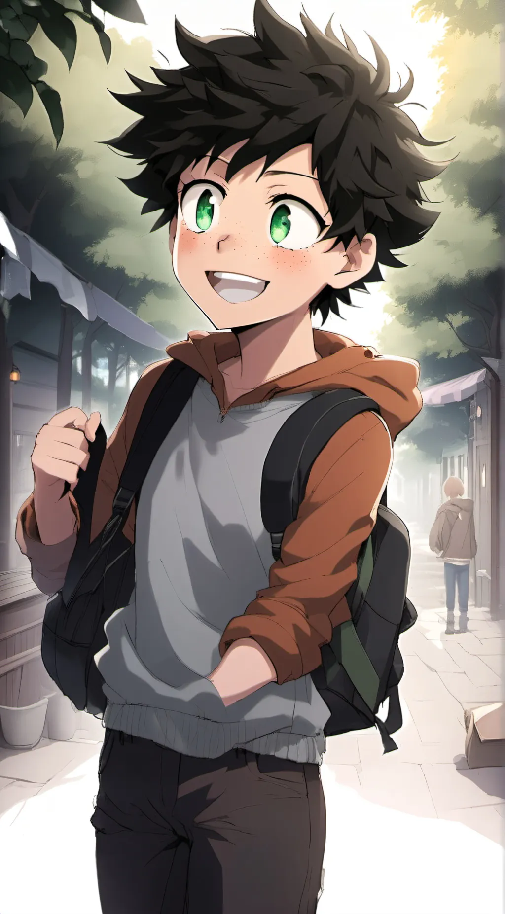 ai character: Izuku Midoriya background