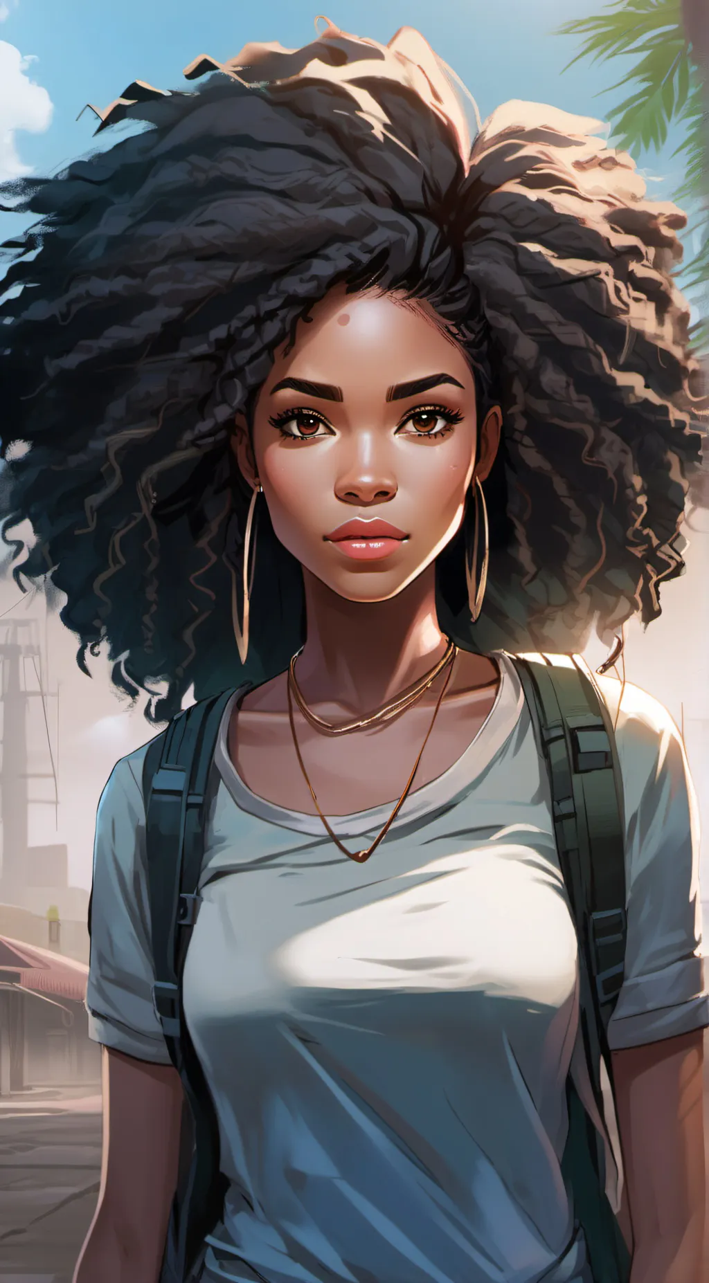 ai character: Chris  background