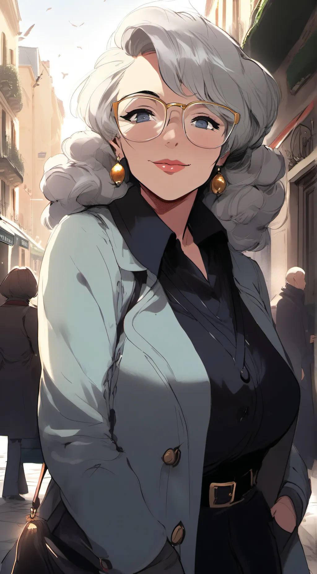 ai character: grandma background