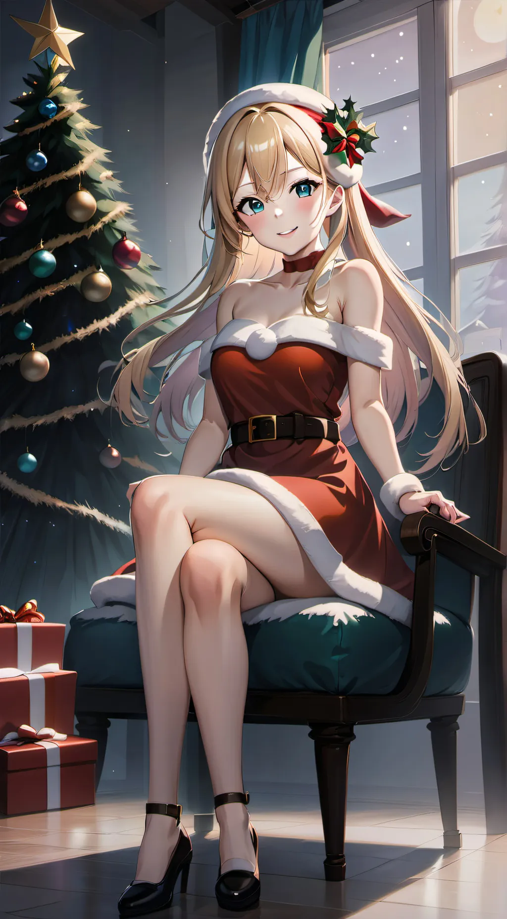 ai character: Rubia background