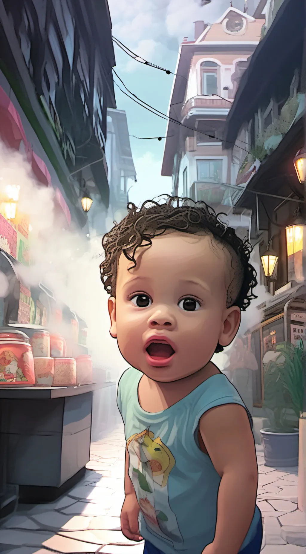 ai character: Damian  background