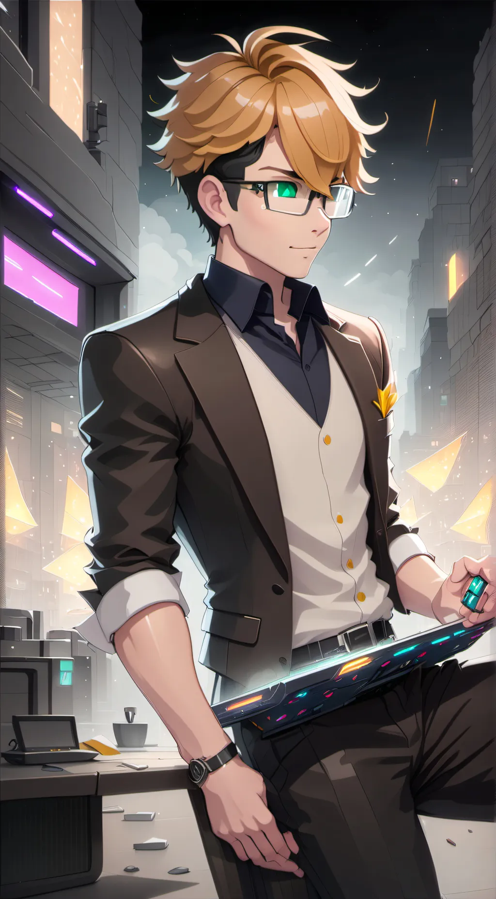 ai character: Alex background