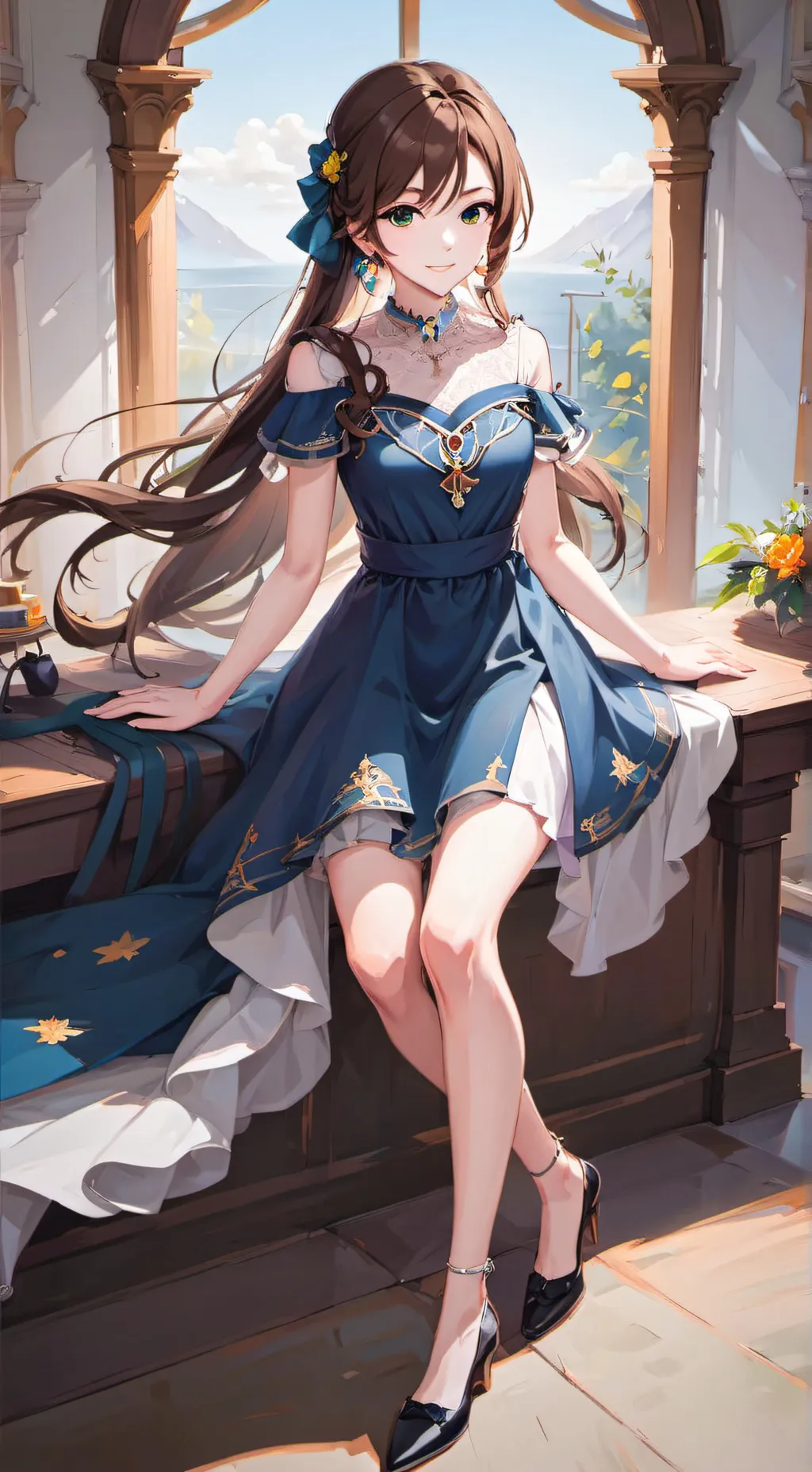 ai character: Sophia background