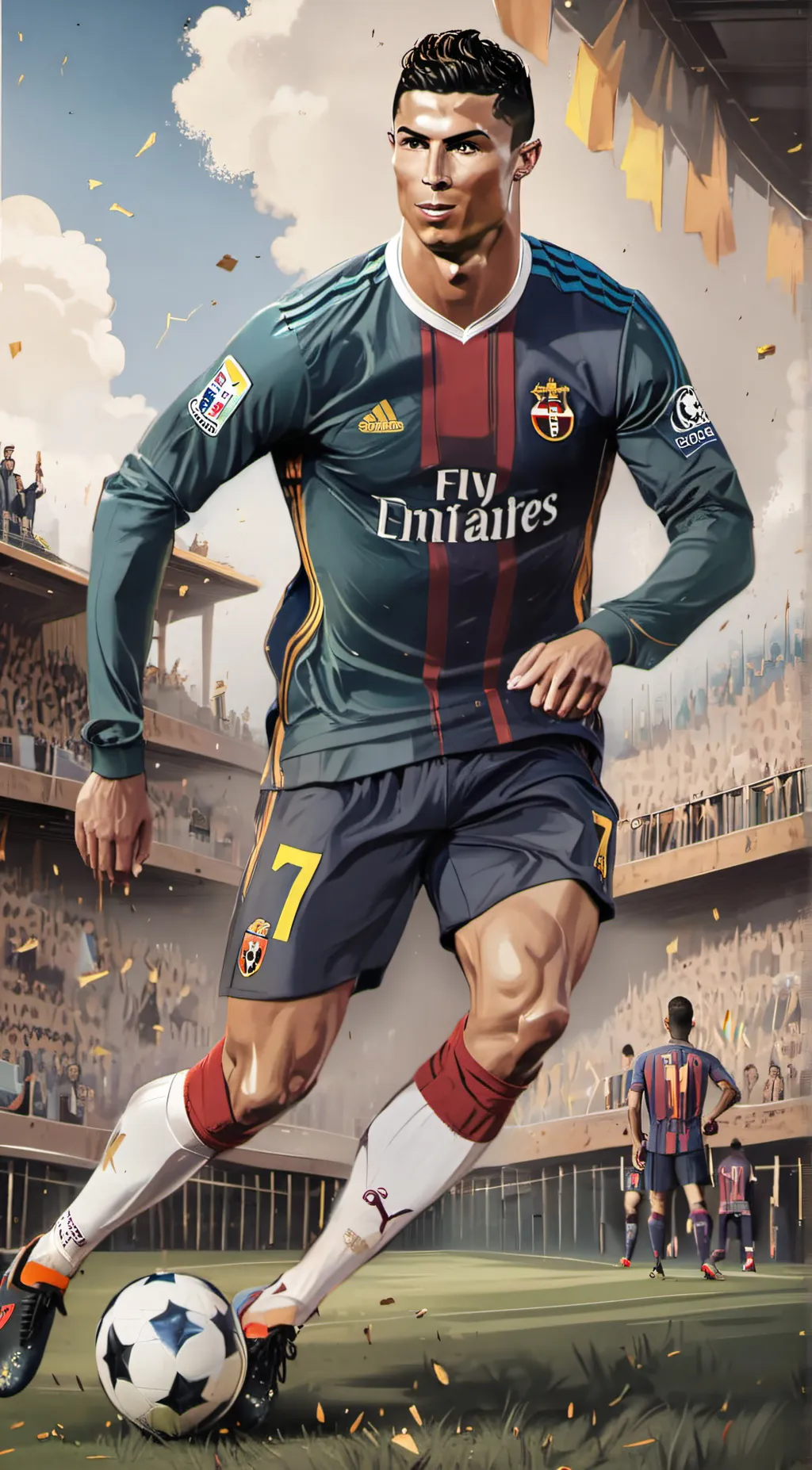 ai character: Ronaldo background