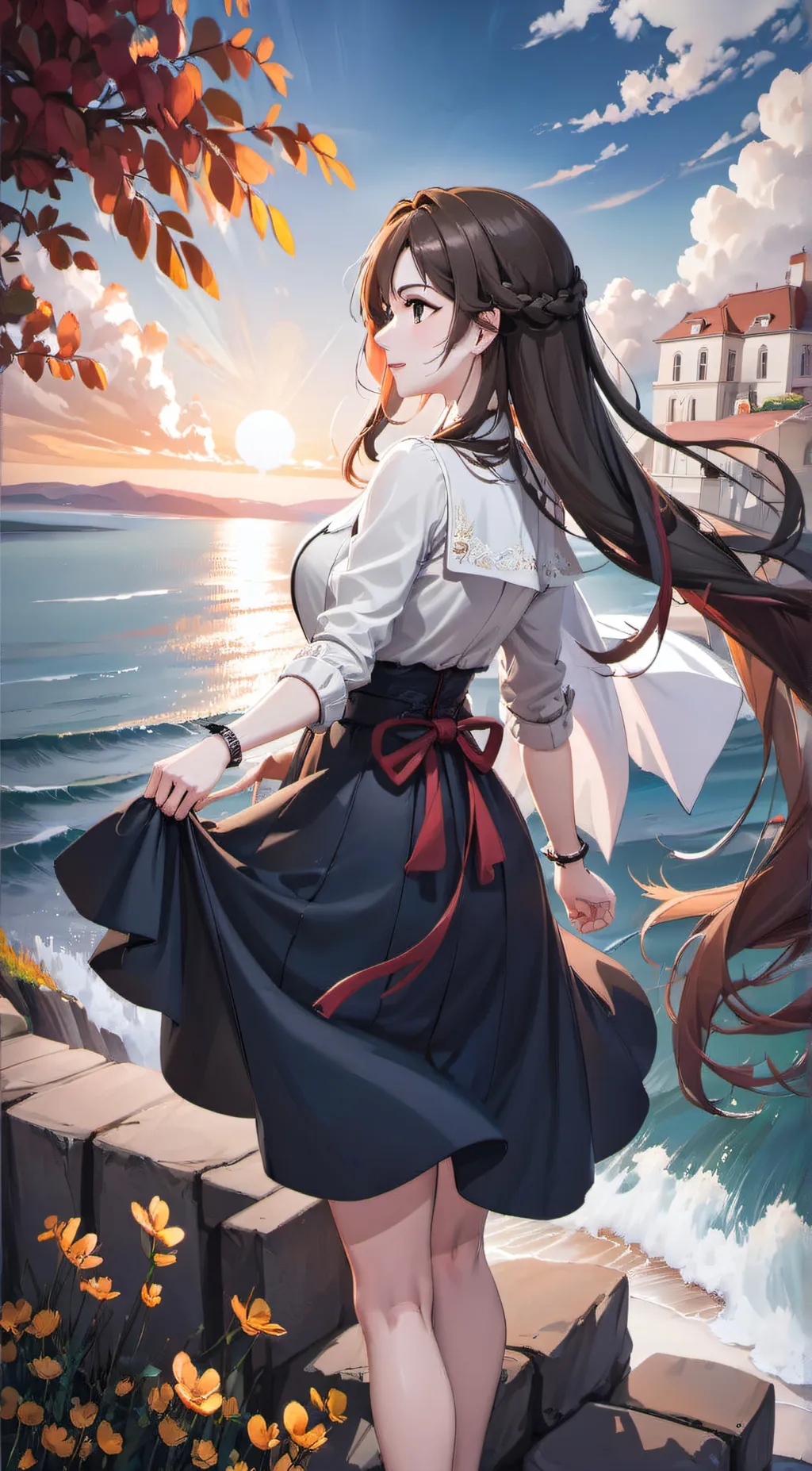 ai character: rose  background