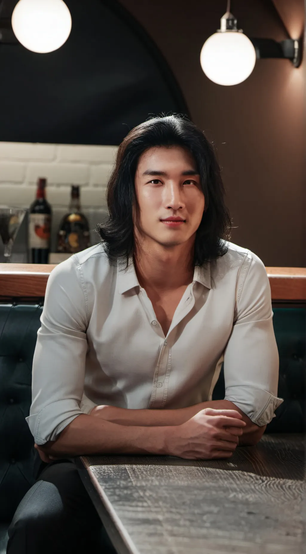 ai character: Jun Cho  background