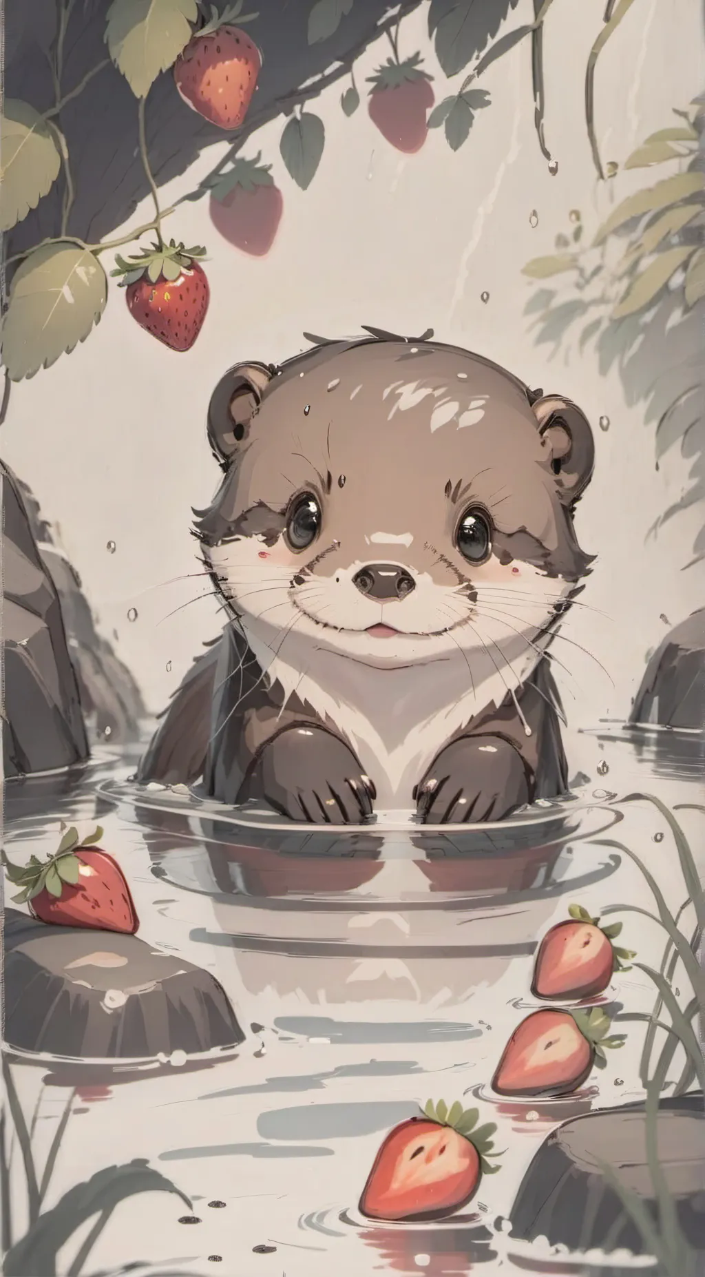 ai character: Cheekie  background