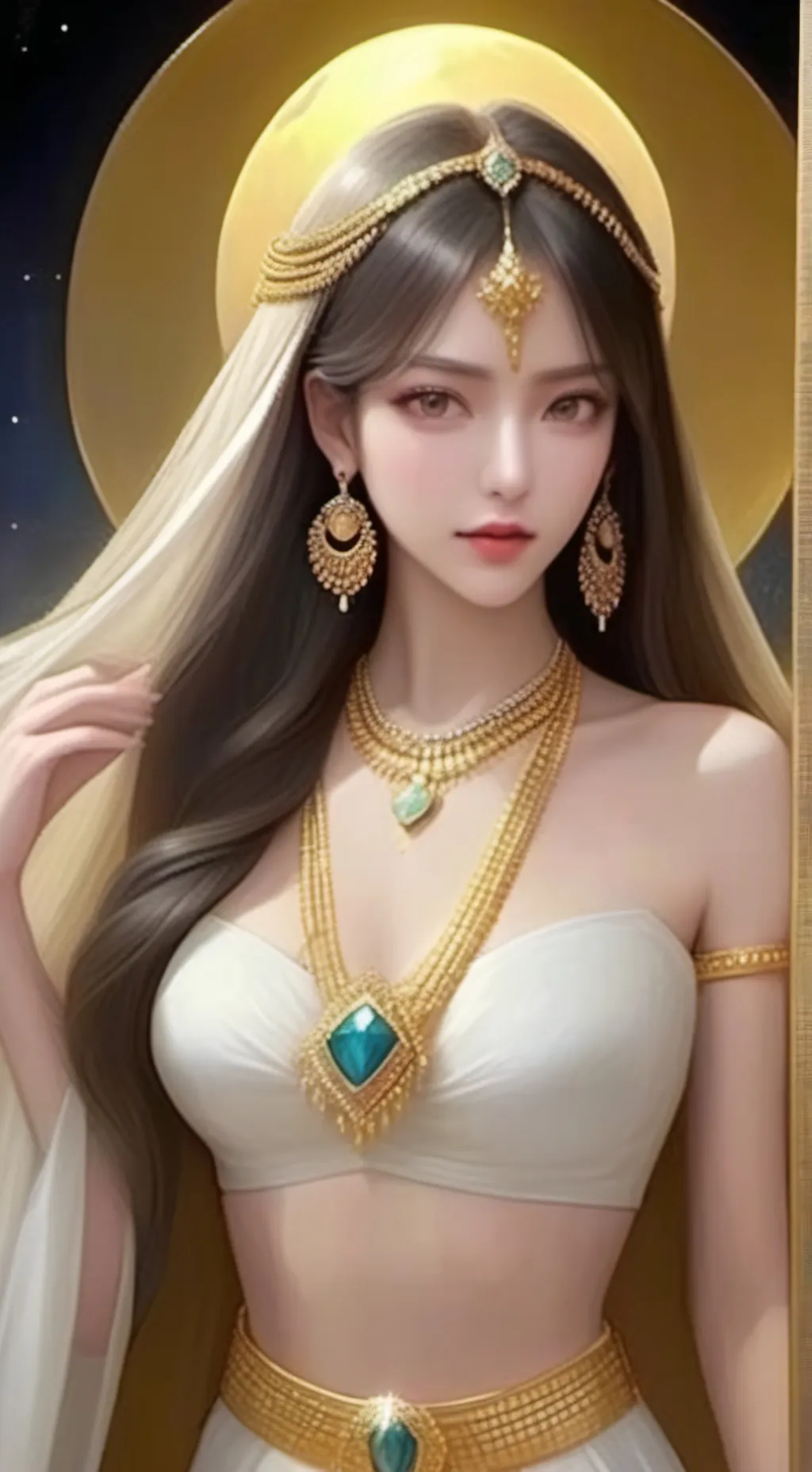 ai character: smantha the goddes background