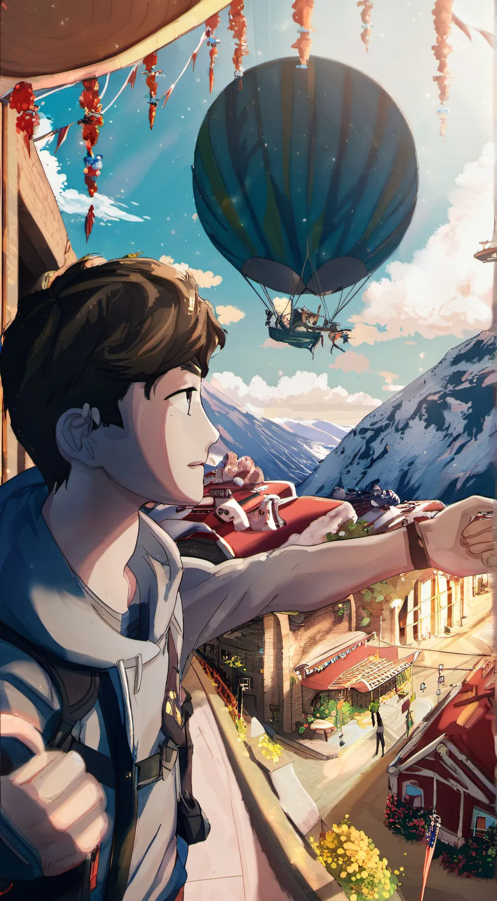 ai character: zenitsu  background