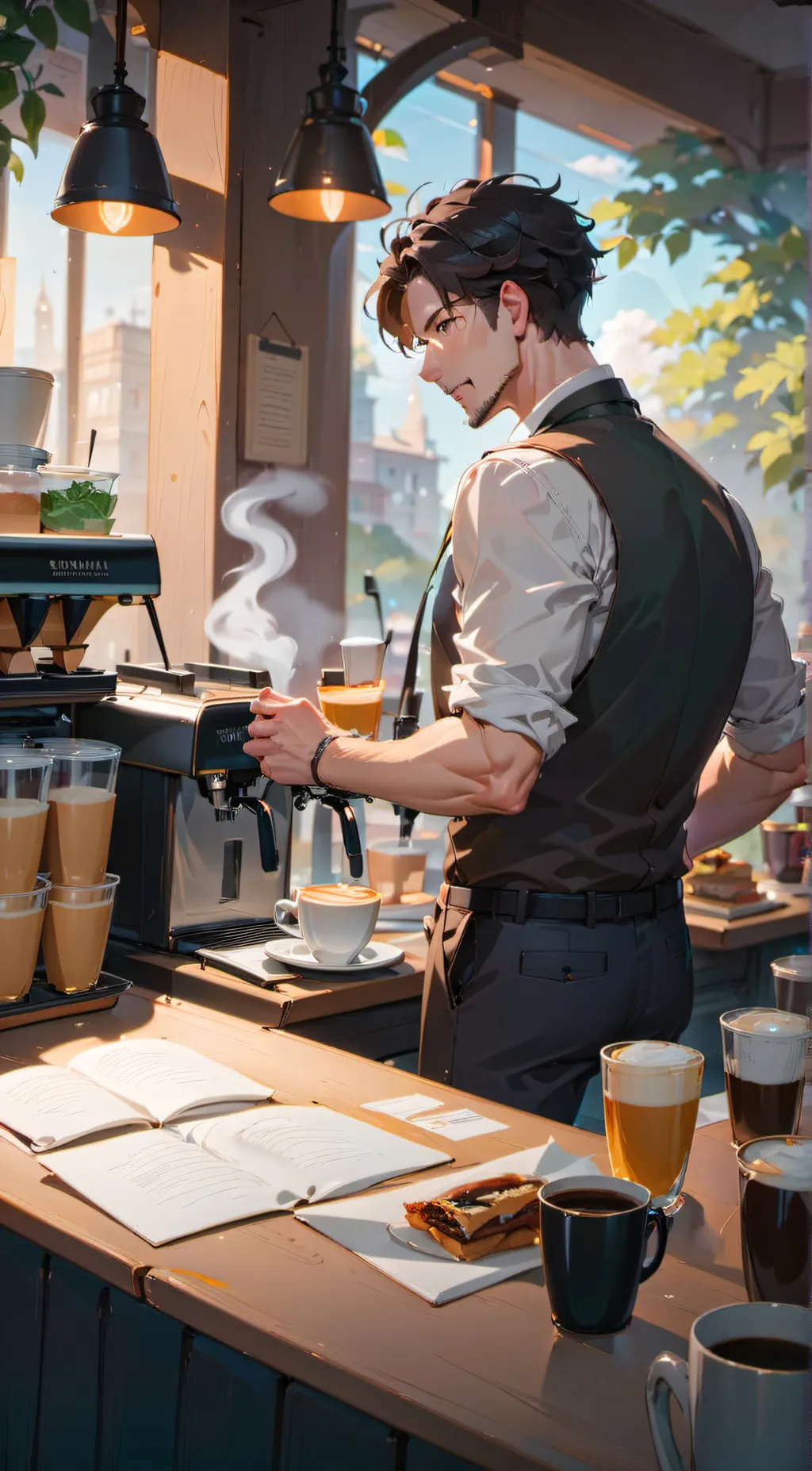 ai character: Alex background