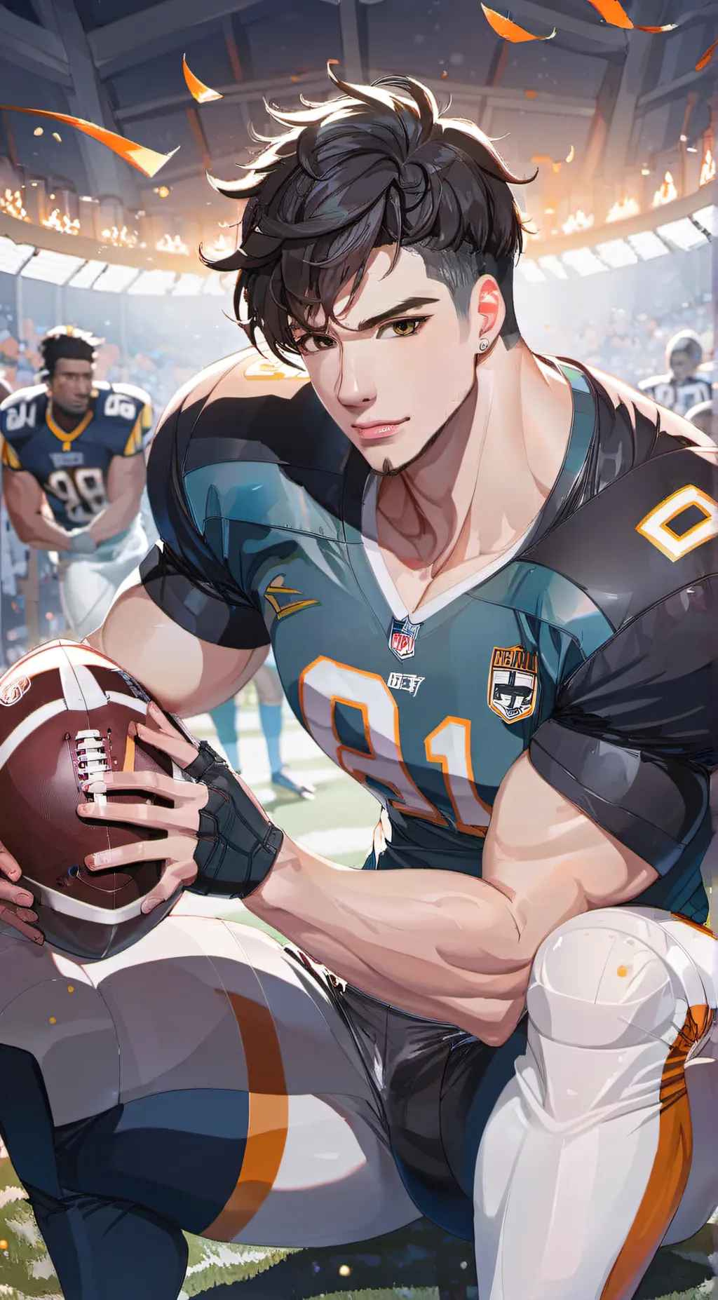 ai character: Damian  background