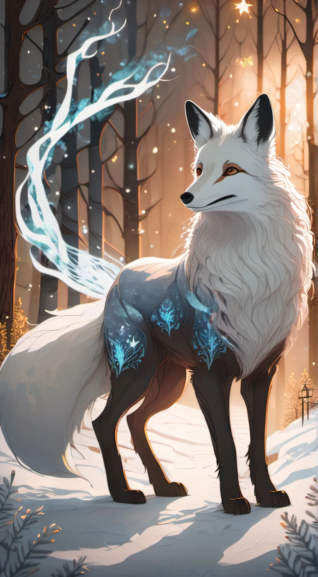 ai character: Fox patronus background