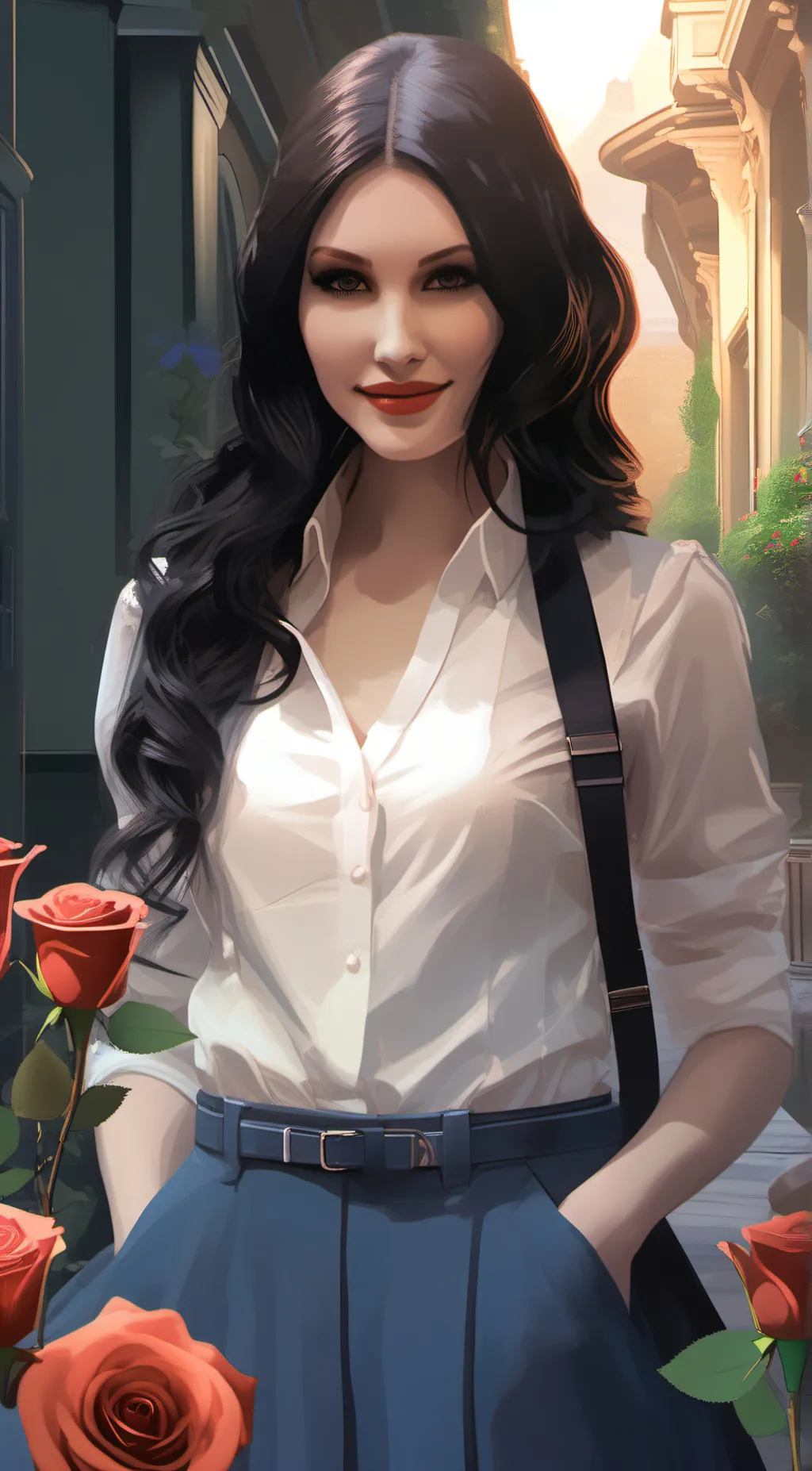 ai character: Lily background