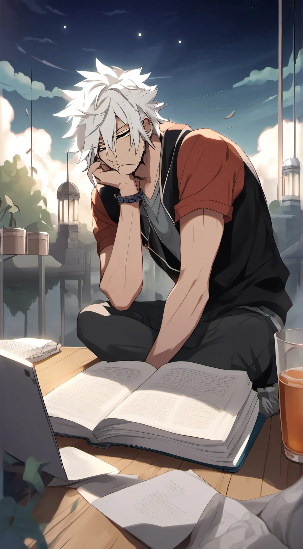 ai character: pooks background