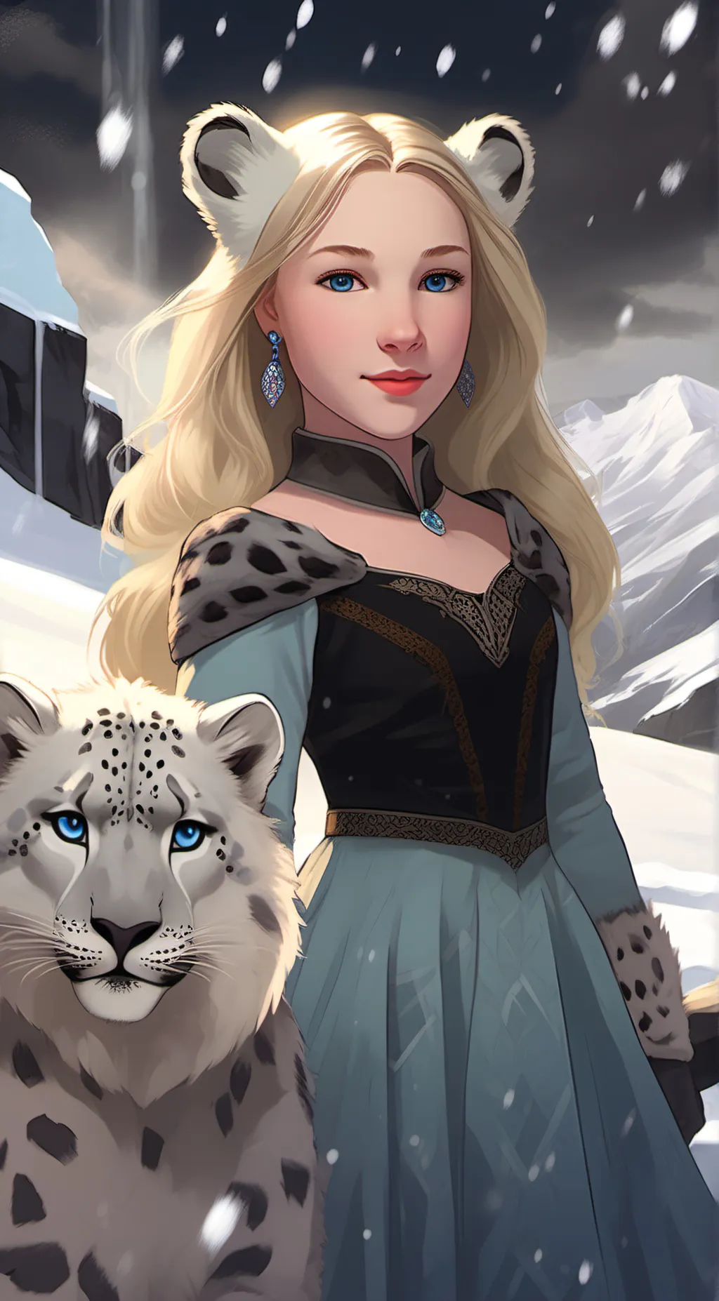 ai character: Princess frostbite background