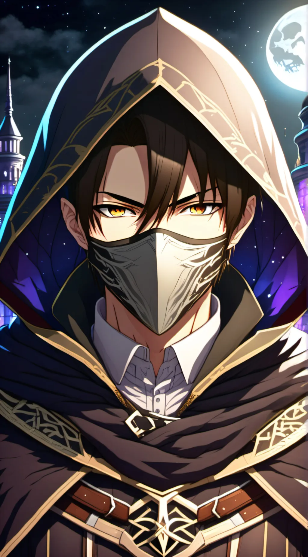 ai character: Rin  background