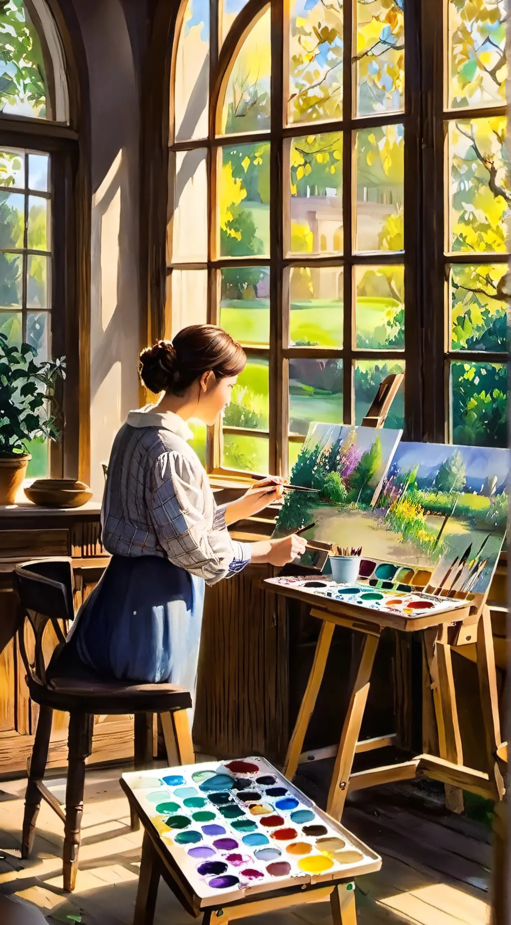 ai character: Kelly background