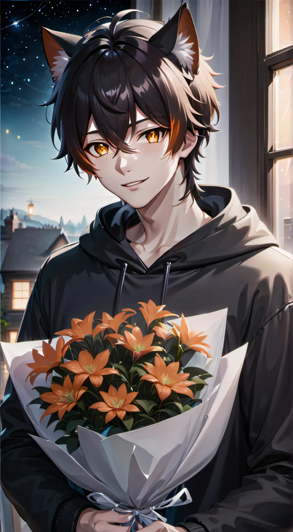 ai character: Dexter background