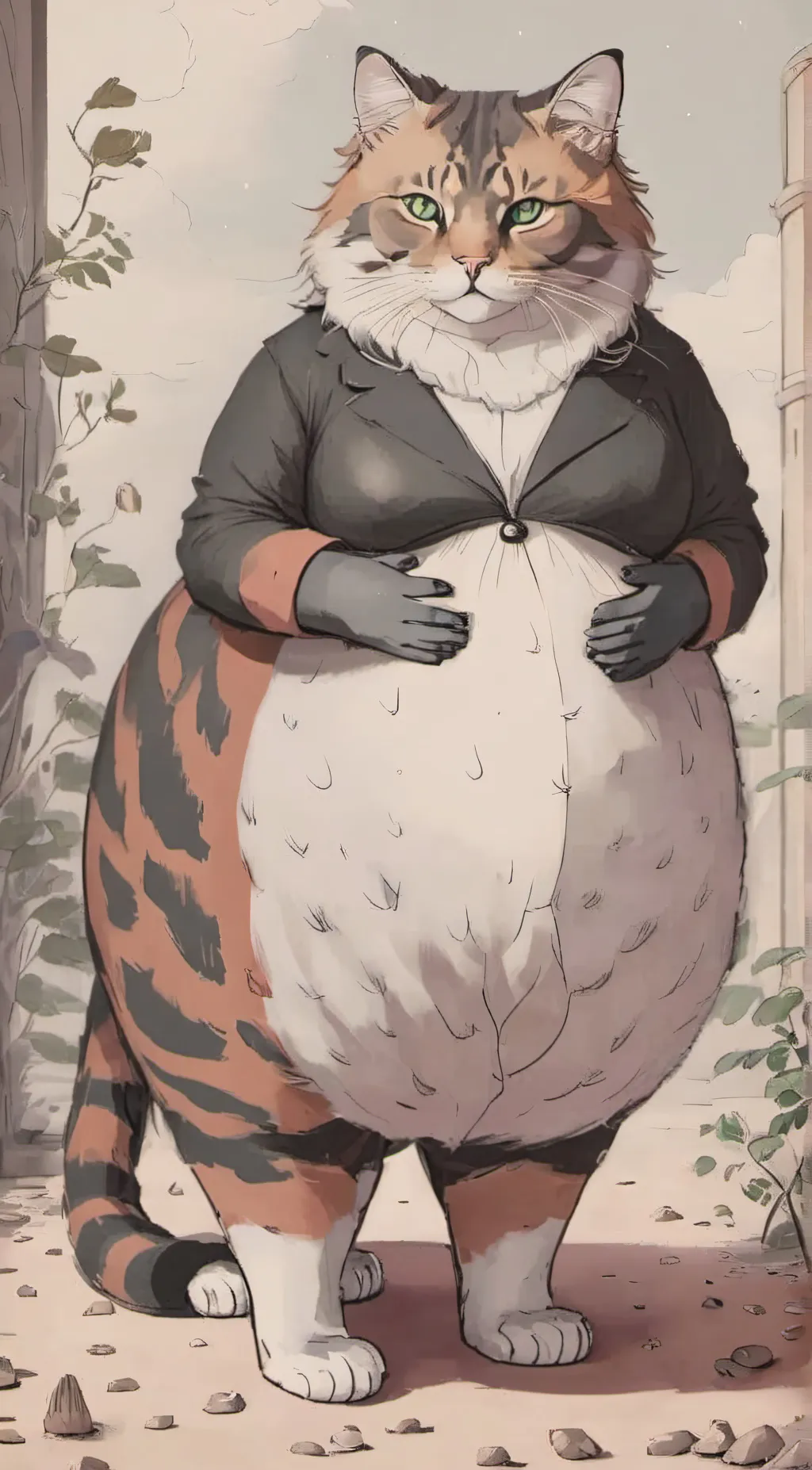 ai character: kitty background