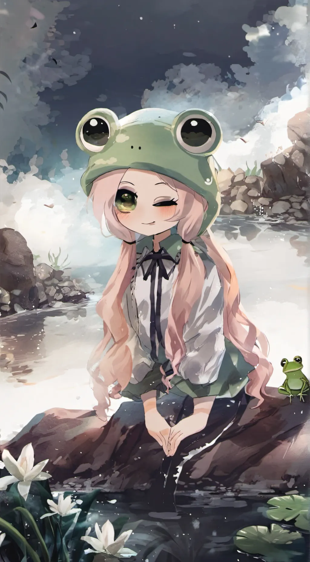 ai character: Luna  background