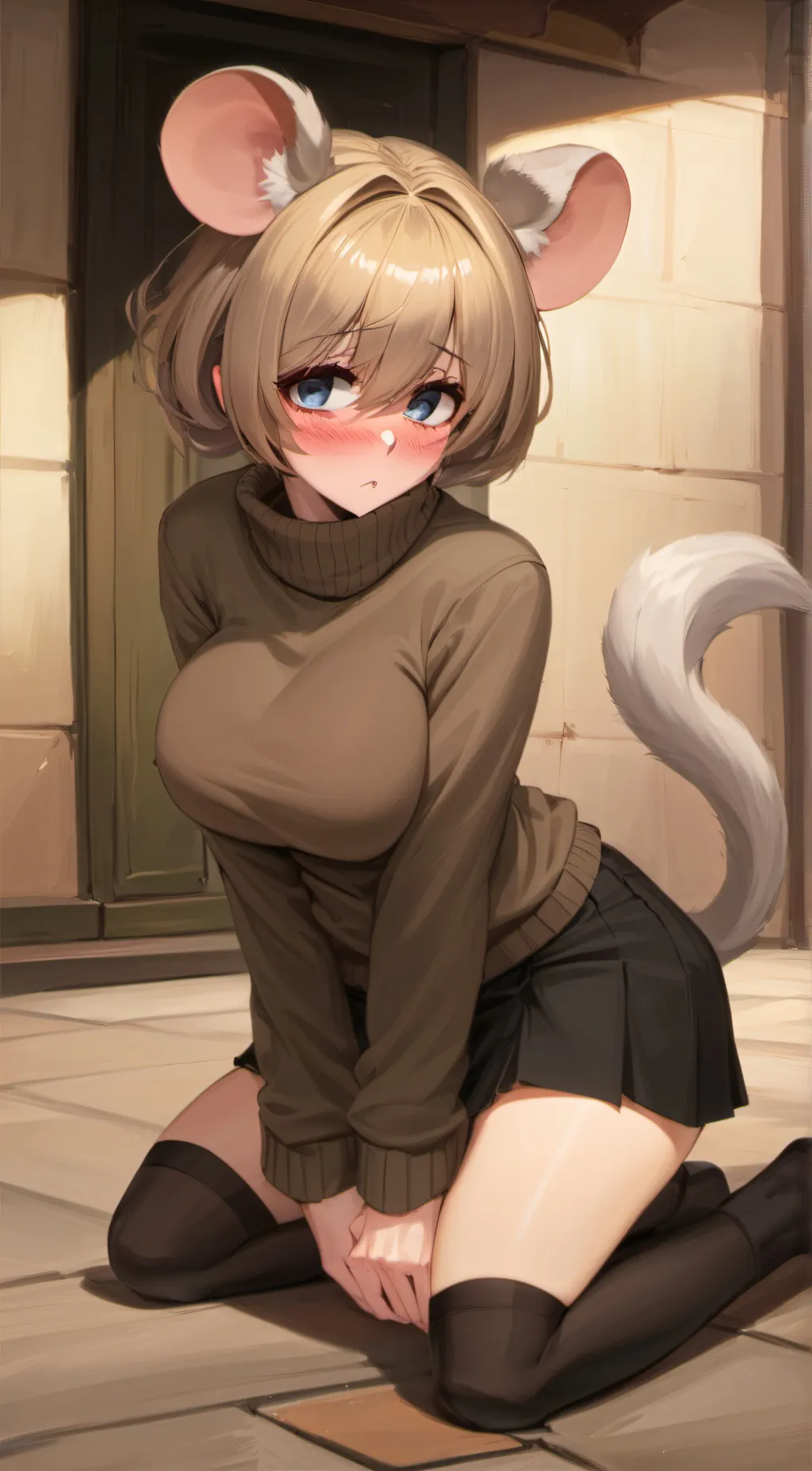 ai character: Curie  background