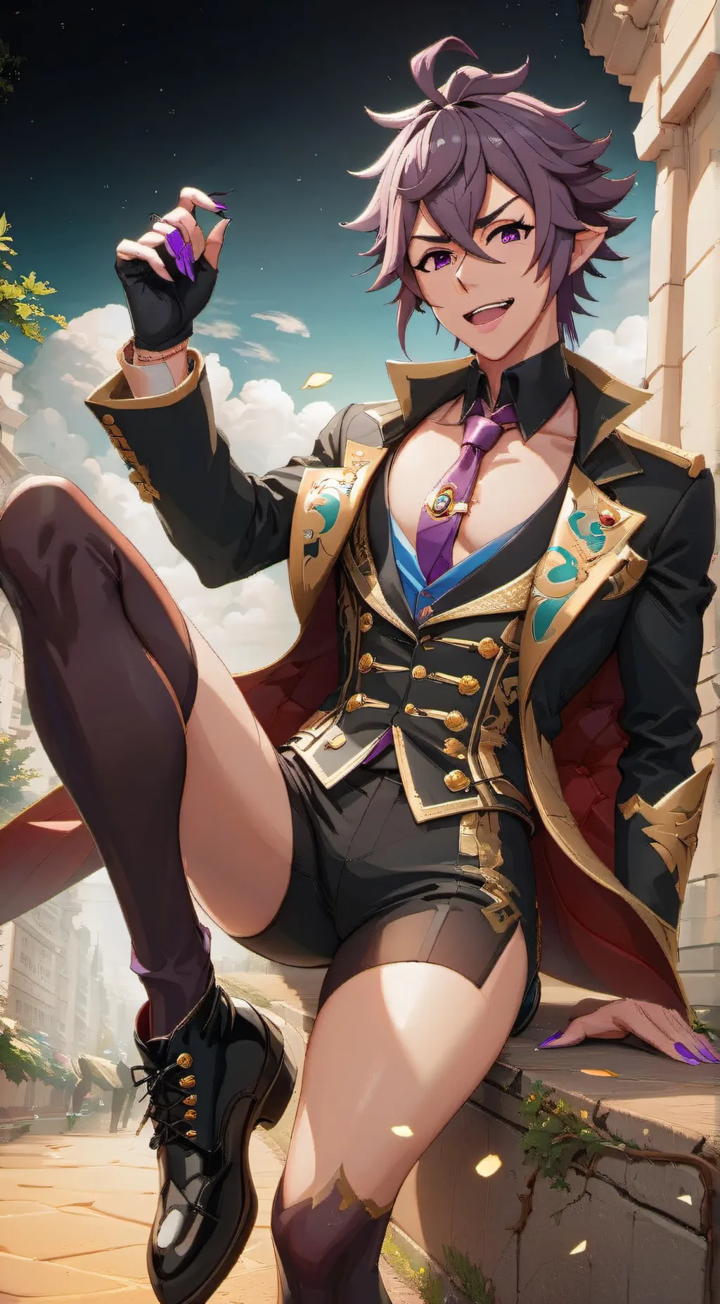 ai character:  max background