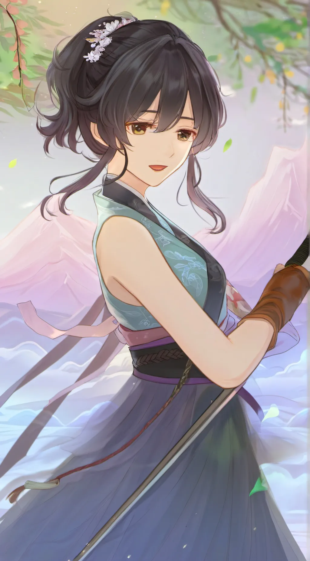 ai character: 李梦晚 background