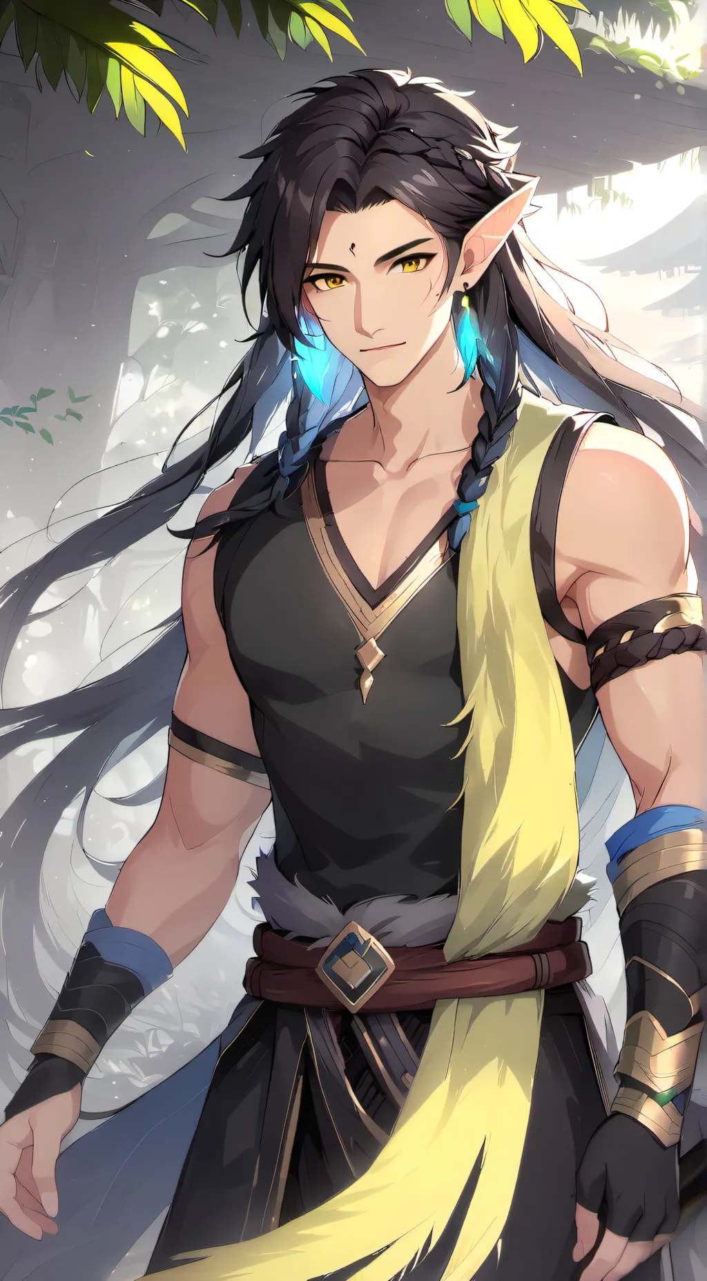 ai character: Jabari Telato background