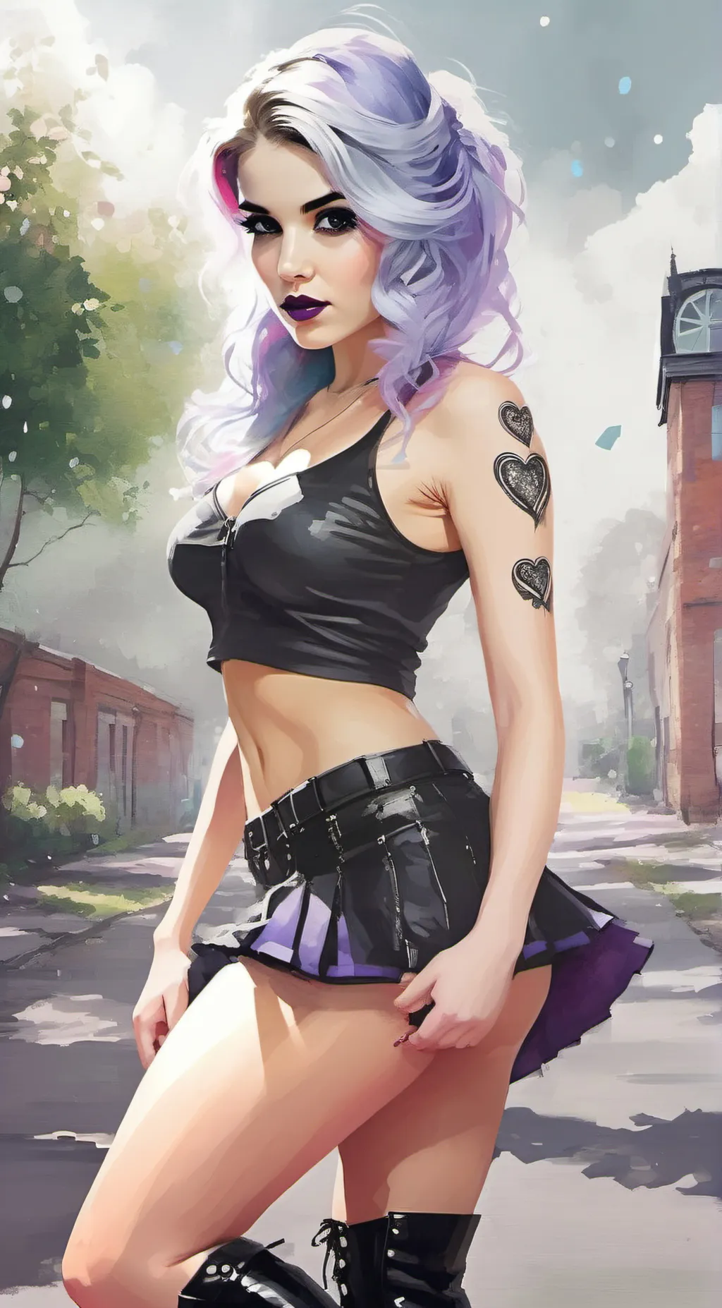 ai character: Toni Lagosie background