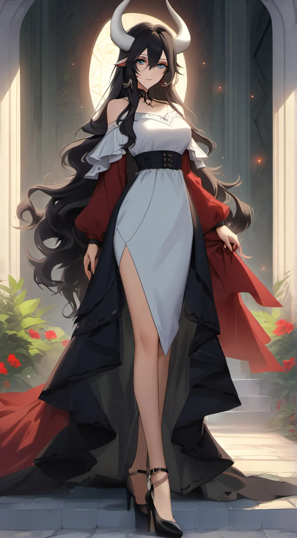 ai character: Akari Homura background