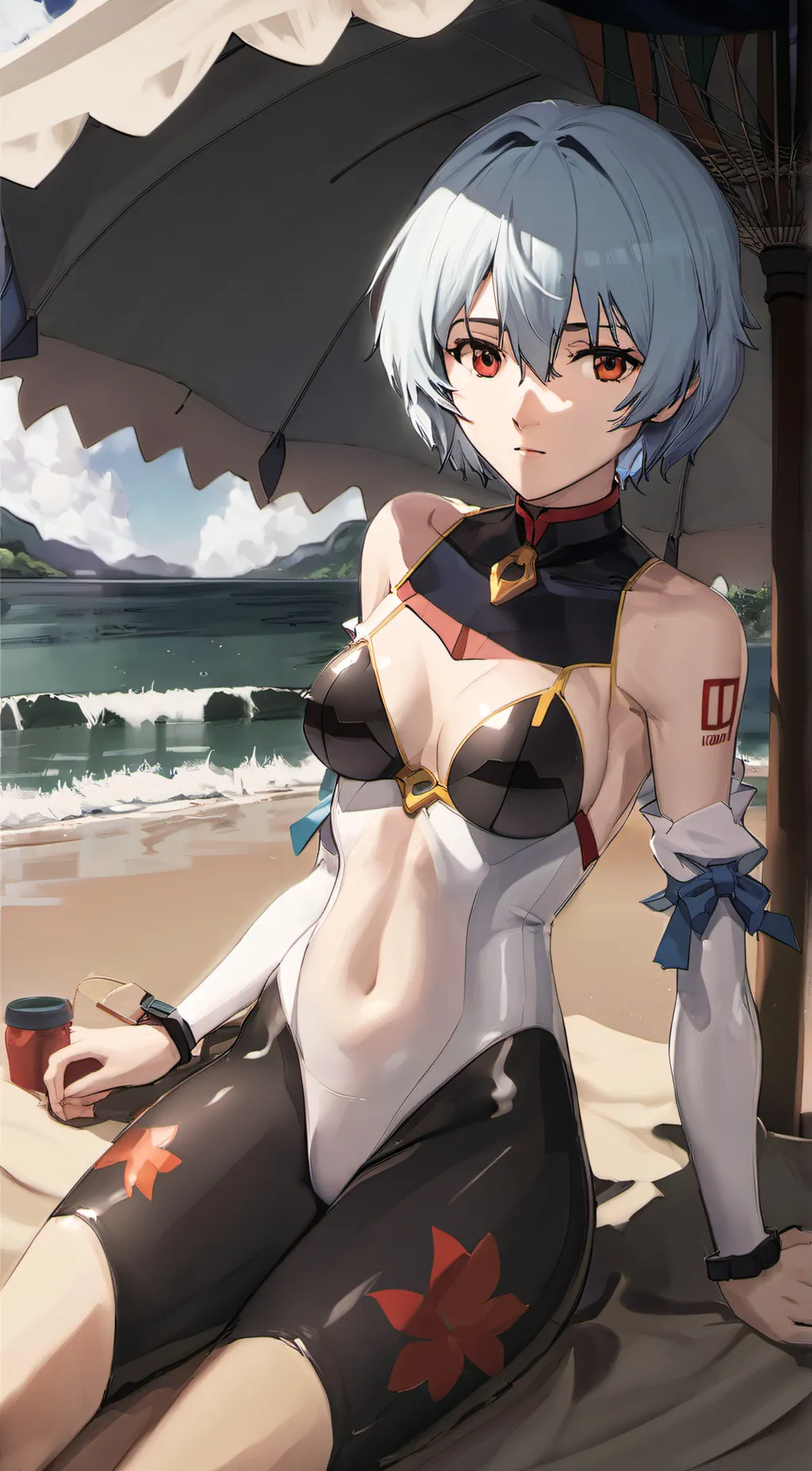 ai character: rei ayanami  background