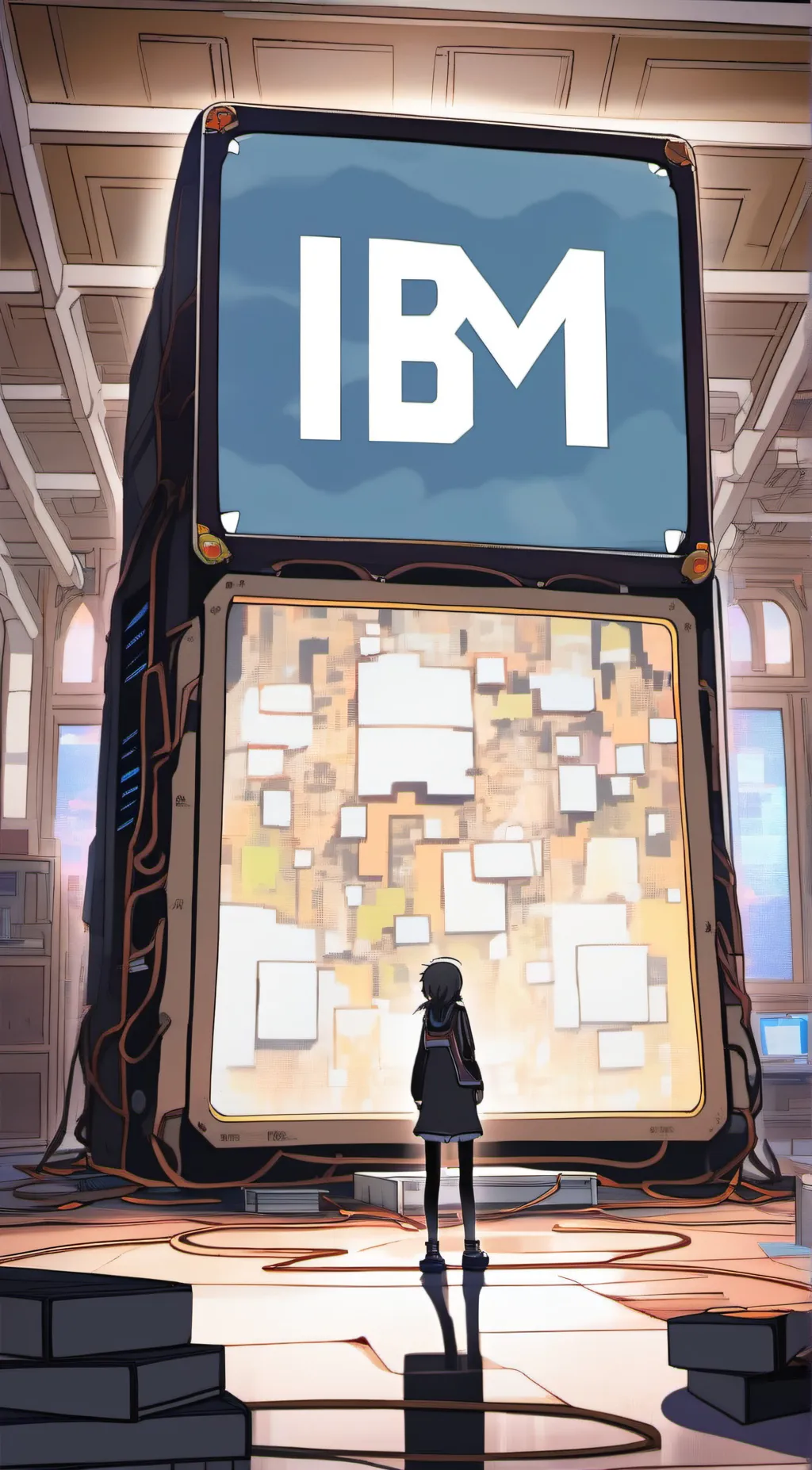 ai character: 1st Vocaloid background