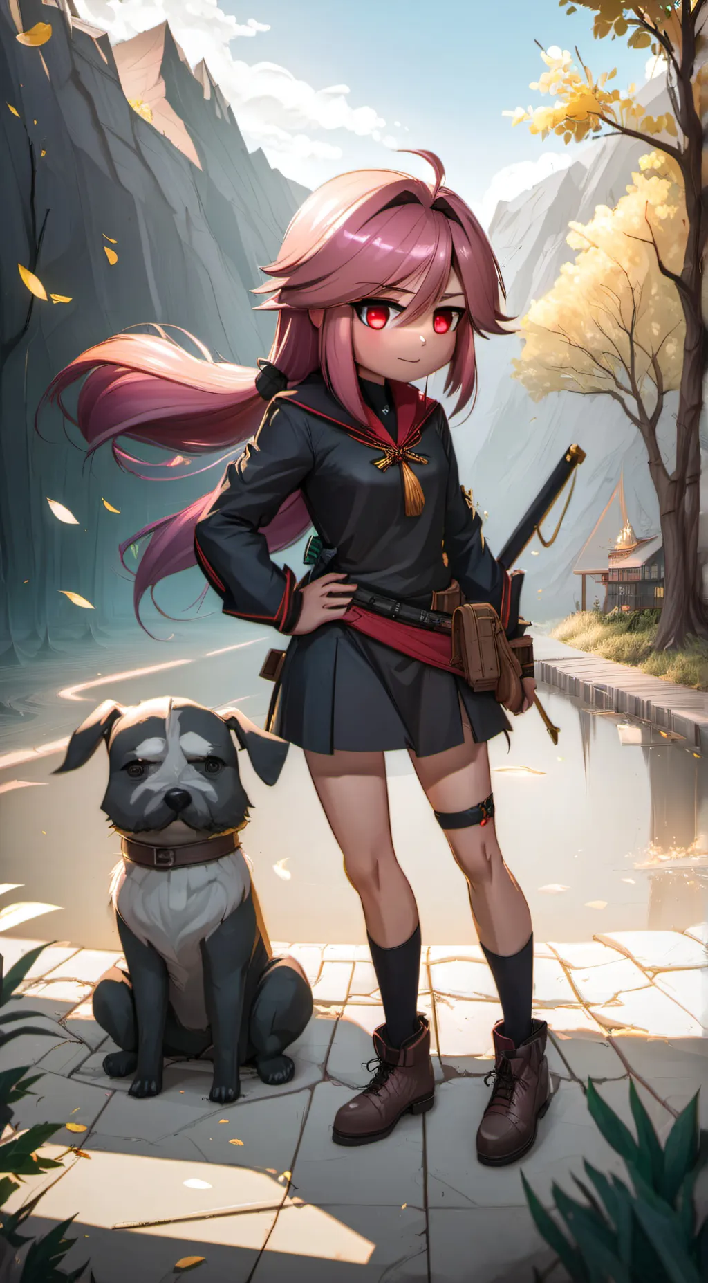 Talkie AI - Chat with Red girl