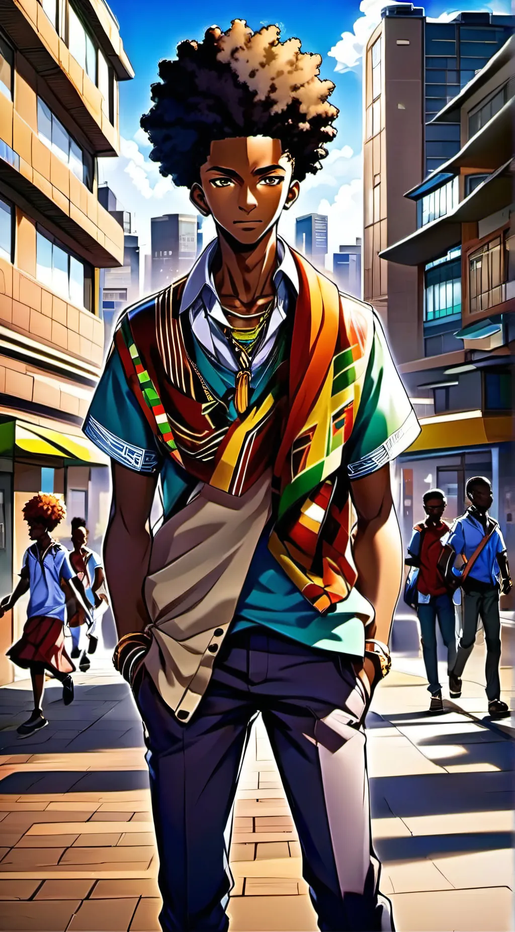 ai character: Kai background