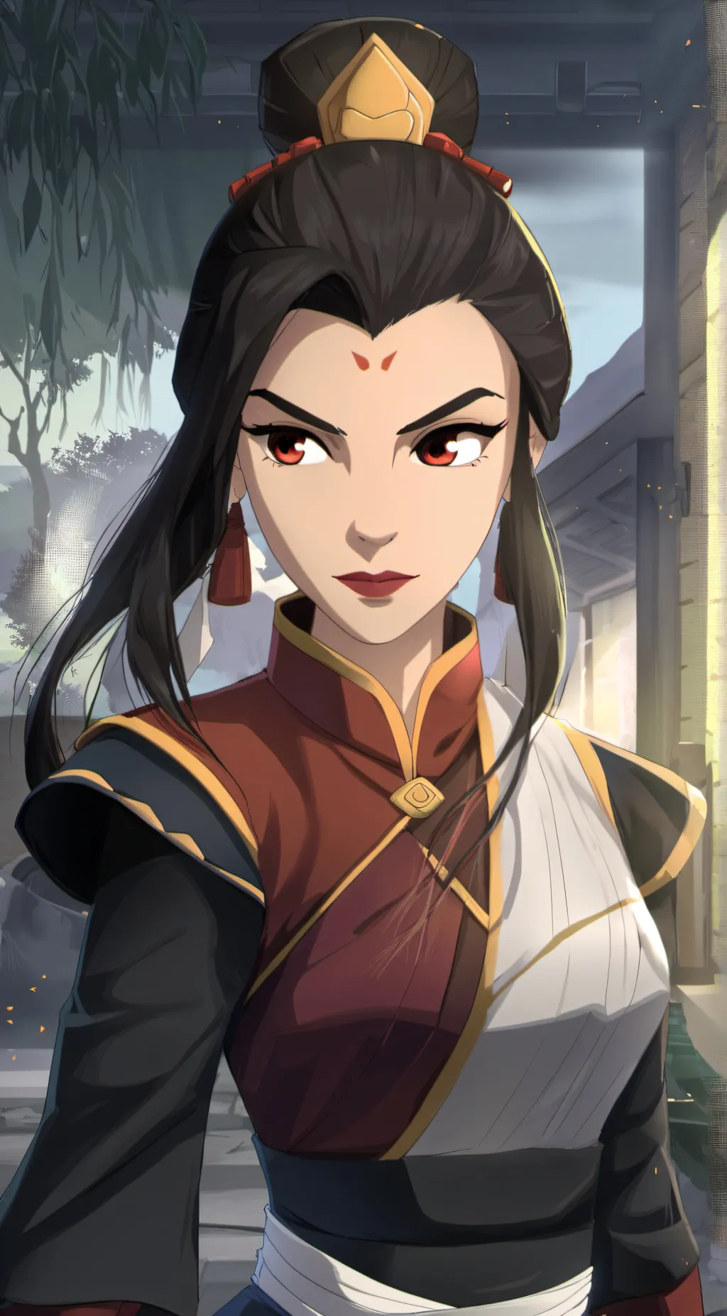 ai character: Azula background