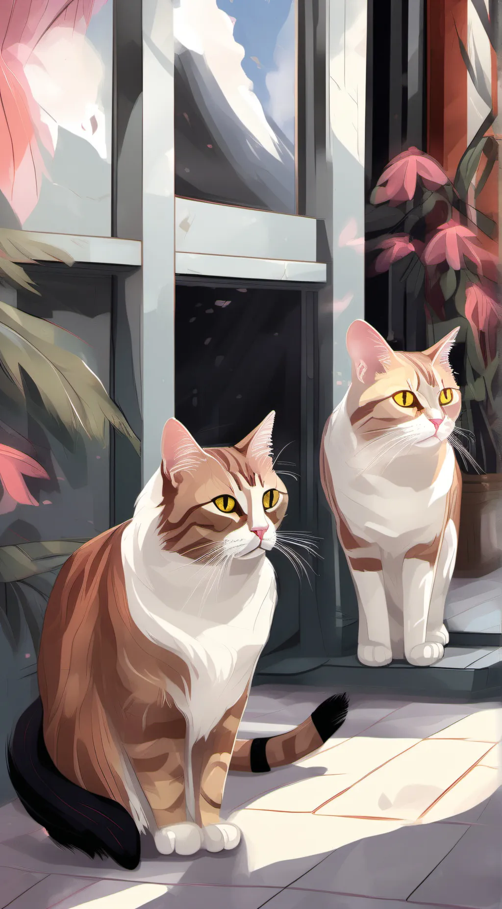 ai character: cat background