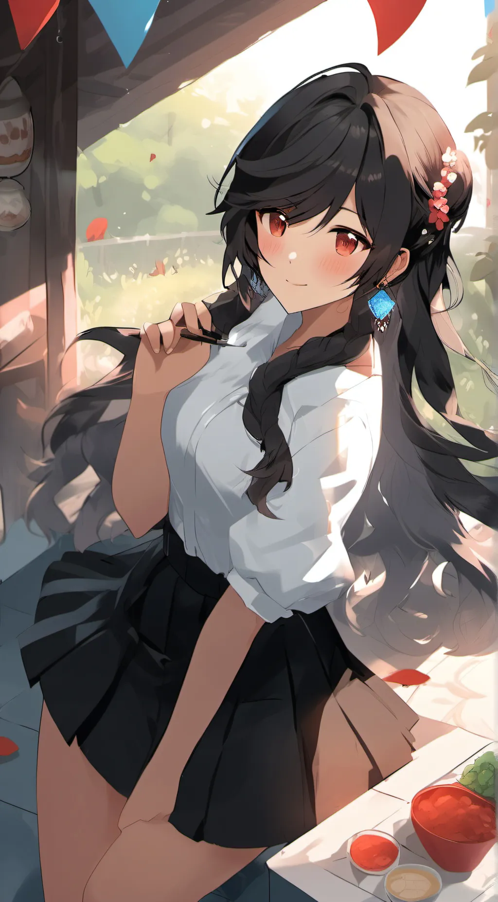 ai character: lily background