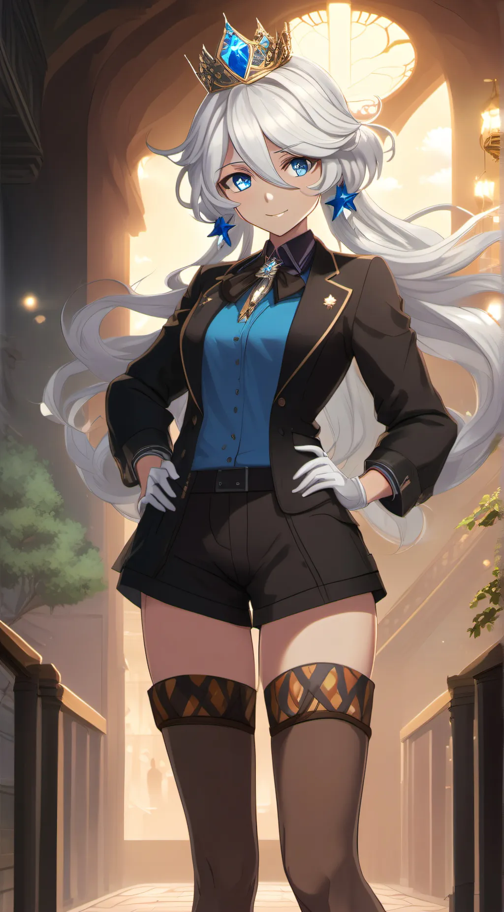 ai character: furina  background