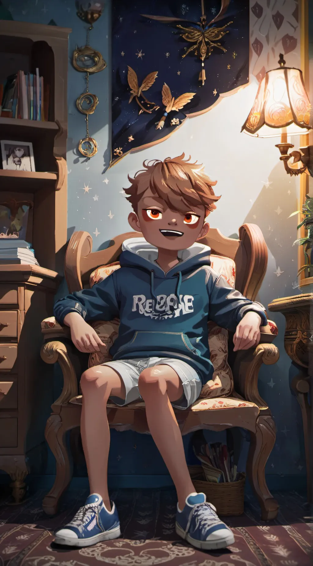 ai character: luca background